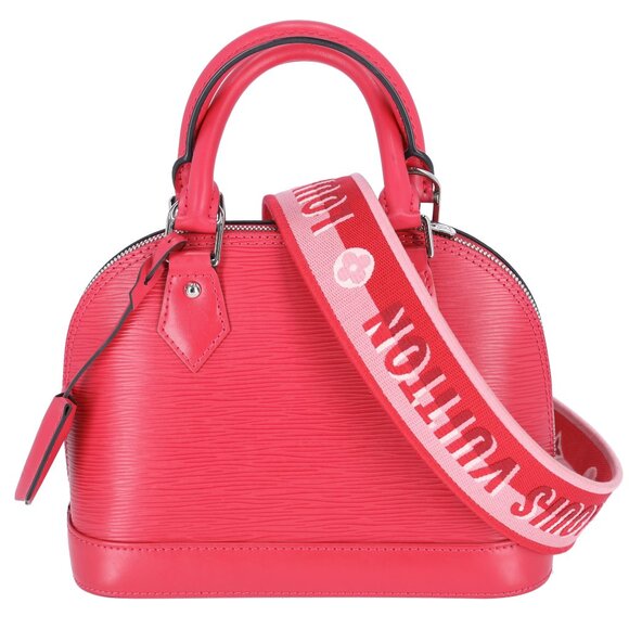 Louis Vuitton Alma BB Epi Handbag M57341 Rose Pondicherry Epi Leather - Picture 1 of 9